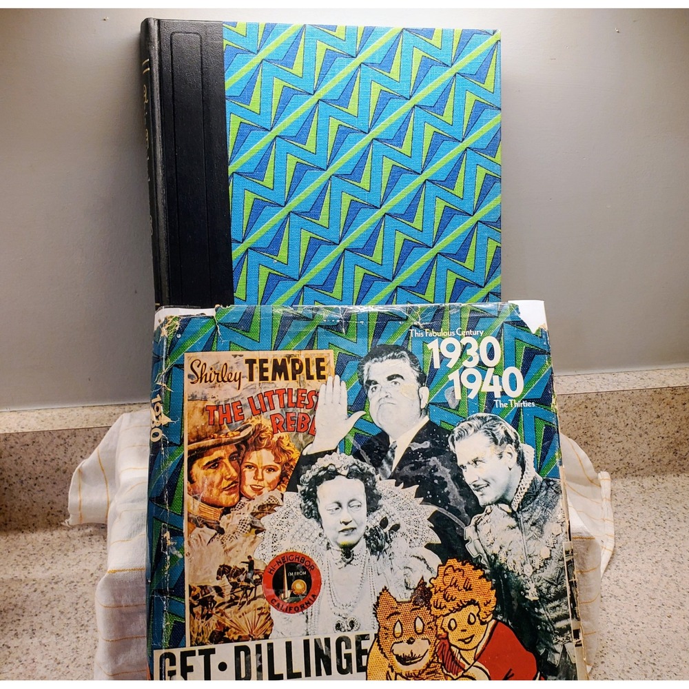Time-Life This Fabulous Century 1930-1940 Book Illustrated Worn Dust Cover